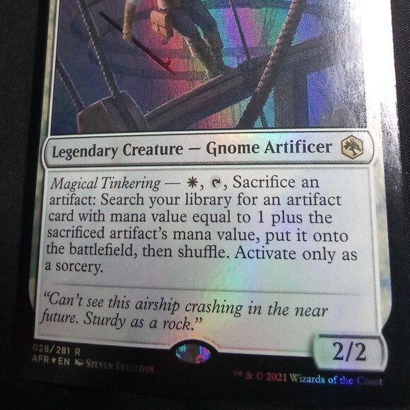 Oswald Fiddlebender (Ampersand Promo) FOIL Forgotten Realms NM - Picture 2 of 3